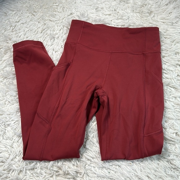 Lululemon Invigorate High-Rise Crop 23" Chianti - Picture 1 of 5